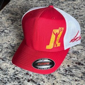 Joey Logano Red and White Trucker Hat